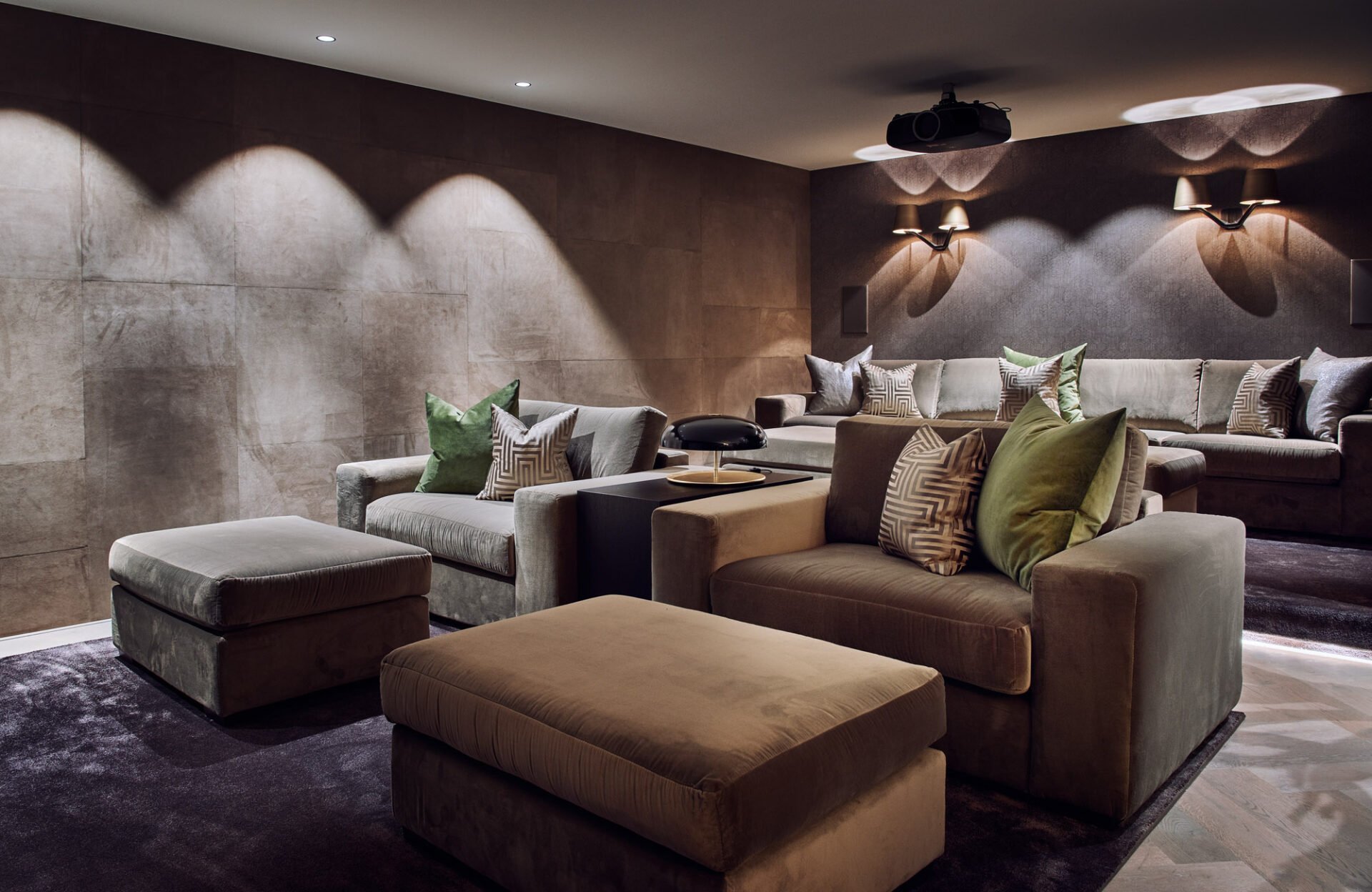 luxurious interior design cinema