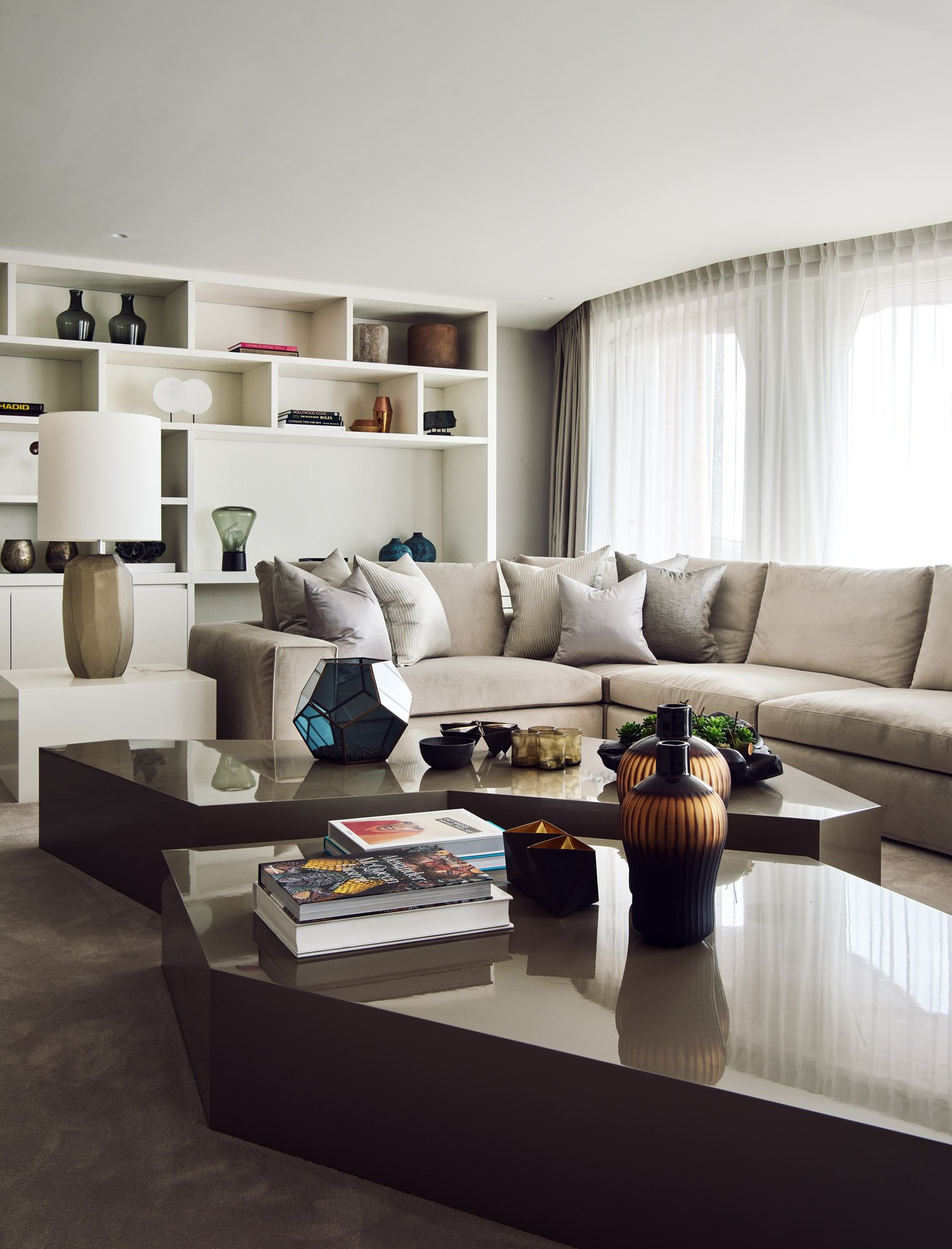 interior design apartment living room beige